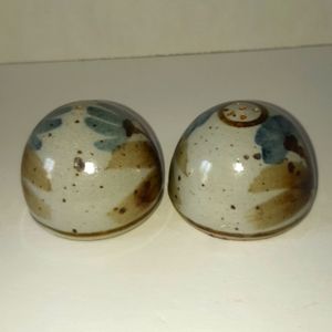 Boho Pottery Salt & Pepper Shakers